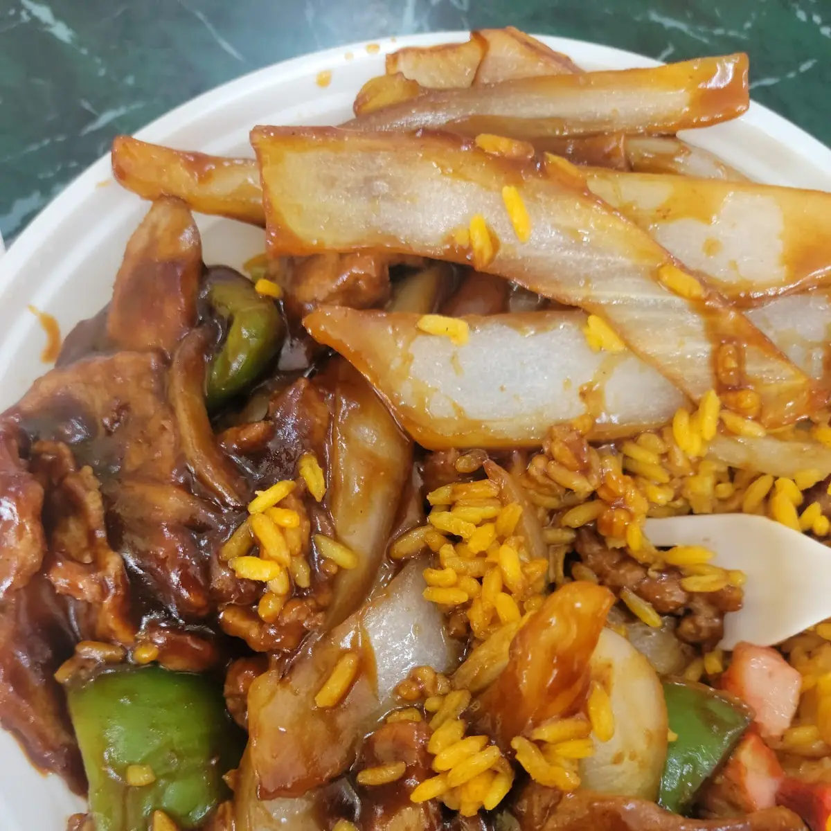 pepper steak with onion 青椒牛